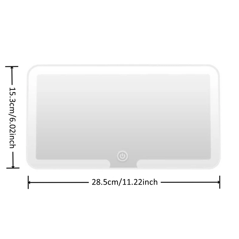 Upgraded Version Ultra-thin Car Sun Visor Makeup Mirror, Car Rearview Mirror As A Gift For Women