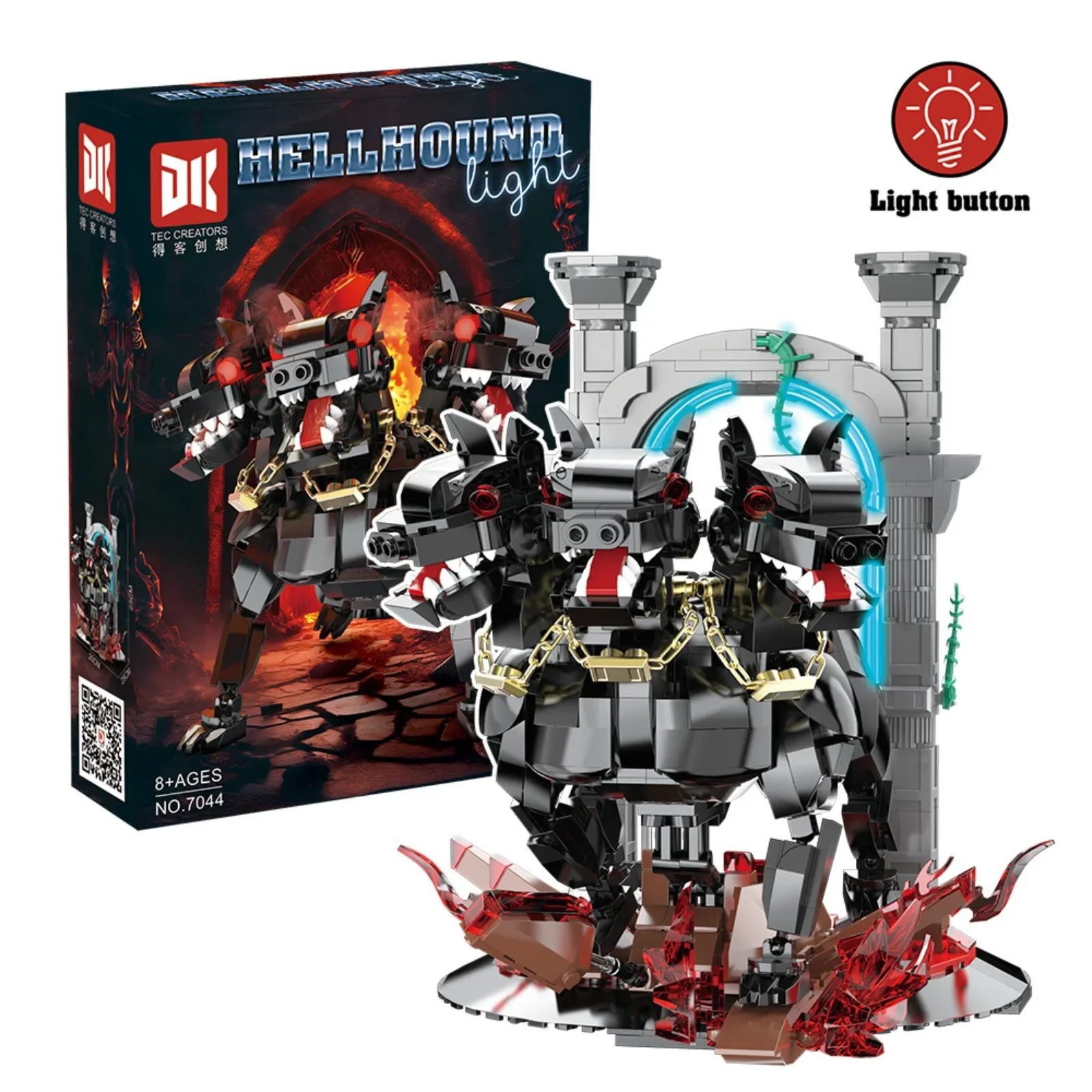 

Cerberus Underworld Gate 7044 STEM 3D Building Blocks Creative Learning Toy
