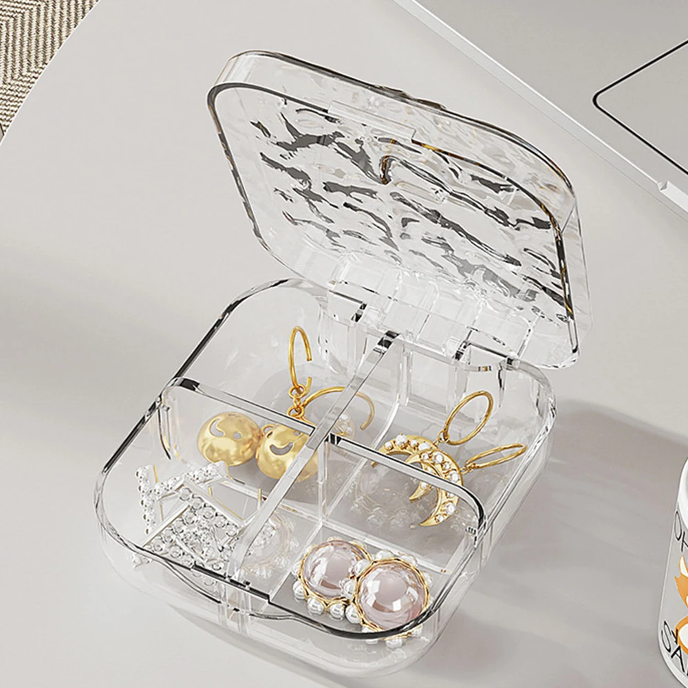 

Сетка для хранения, портативная мини-упаковочная коробка, коробка для хранения ювелирных изделий, водная рябь для шкафа, комода, дома