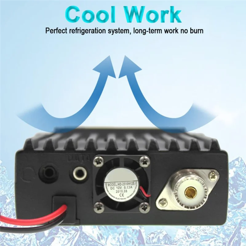 KT-8900D 25W 듀얼 밴드 쿼드 디스플레이 136-174 및 400-480Mhz 대형 LCD 디스플레이 모바일 무전기 KT8900D