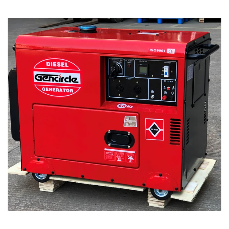 Voor Lange Periode Garantie Luchtgekoelde Mini 3kw 5kw 7kw Stille Diesel Generator Voor Huishouden/