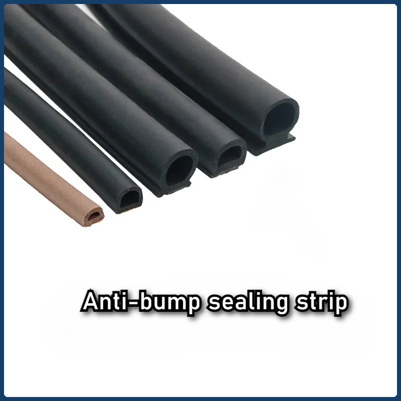 EPDM Self Adhesive Sealing Strip Doors And Windows Soundproofing Collision Avoidance Strips Rubber Seal With Adhesive Backing