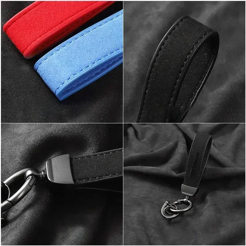 Car Keyring Leather Keychain Pendant Key Holder for Audi RS A5 A3 A4L A6L A7 A8 Q2L Q3 Q5 Q7 S4 S5 S6 S7 S8 RS5 RS6 RS7 R8