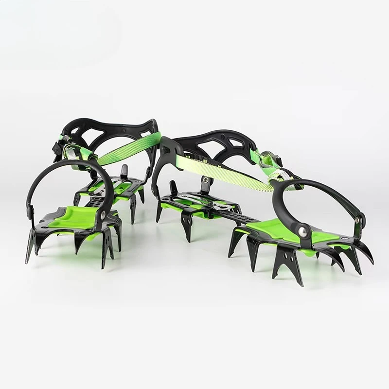 

14-зубчатые шипы из марганцевой стали для ледоходов, снаряжение для альпинизма, походов по ледникам и ходьбы по льду