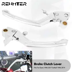 Motorcycle Brake Clutch Lever Chrome Adjustable For Harley Sportster XL 1200 883 Dyna Touring Road King Street Glide Softail FL