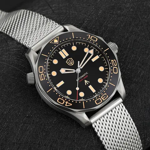 Watchdives WD007 자동 다이버 시계 NH35/NH38 무브먼트 C3 빛나는 돔형 사파이어 크리스탈 시계 007 NTTD 스타일 손목시계 Best5 Watchdives WD007 자동 다이버 시계 NH35/NH38 무브먼트 C3 빛나는 돔형 사파이어 크리스탈 시계 007 NTTD 스타일 손목시계 Best5