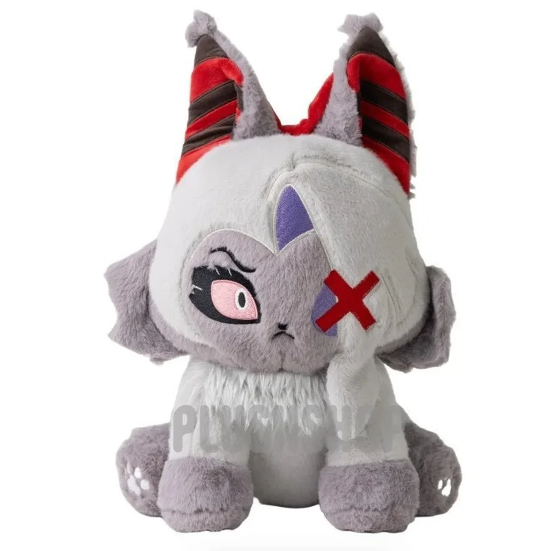 Hazbin Hotel Pelúcia Novo produto Vaggie Meow Hell Inn Vicky Cat Boneca grande de pelúcia parece macia e sentada com cerca de 43 cm de altura