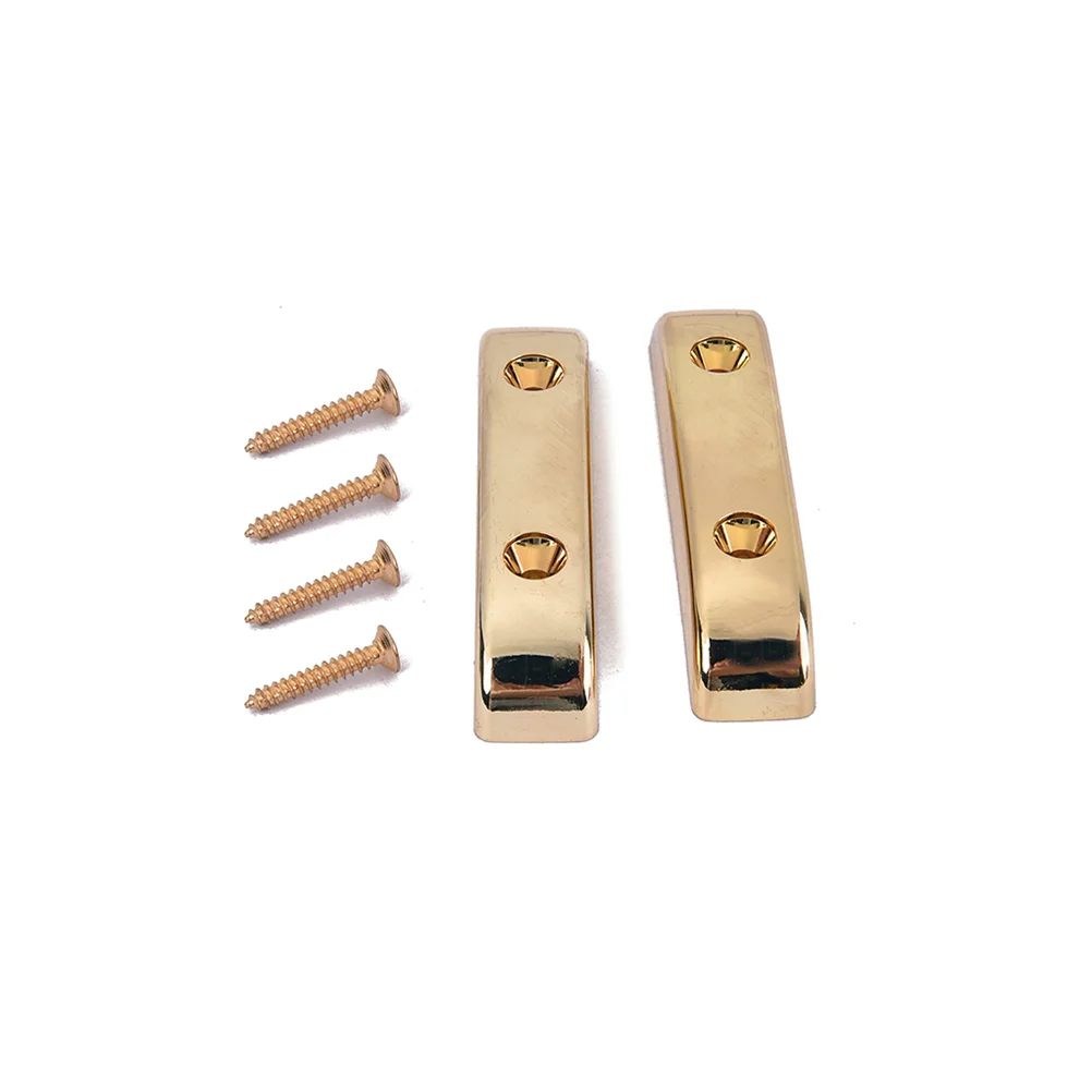 

Thumb Rest Tug Cushion For Bass Guitar Finger Rest with Mounting Screws for Bass Guitar (Golden) guitar thumb rest