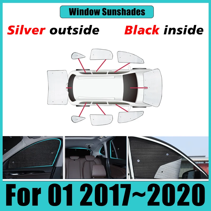 For Lynk & Co 01 Accessories 2017~2020 Car Full Coverage Sunshade Sunshine Sunscreen Window Windshield Anti-UV Cover Accessories