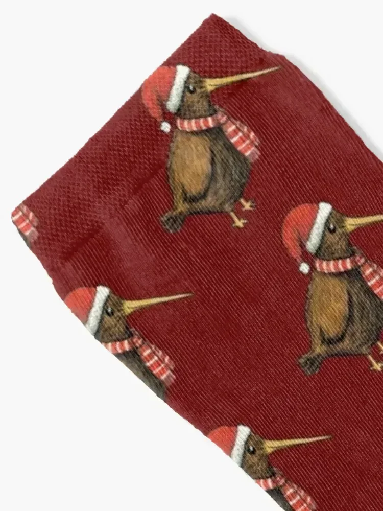Kiwi Xmas Socks aesthetic man sports stockings Heating sock Socks Women Men's
