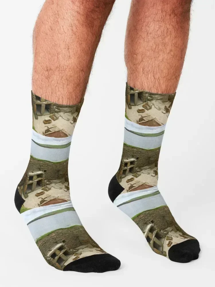 Orkney Islands - Historical monuments Socks Christmas kawaii Toe sports Soccer Socks Men Women's