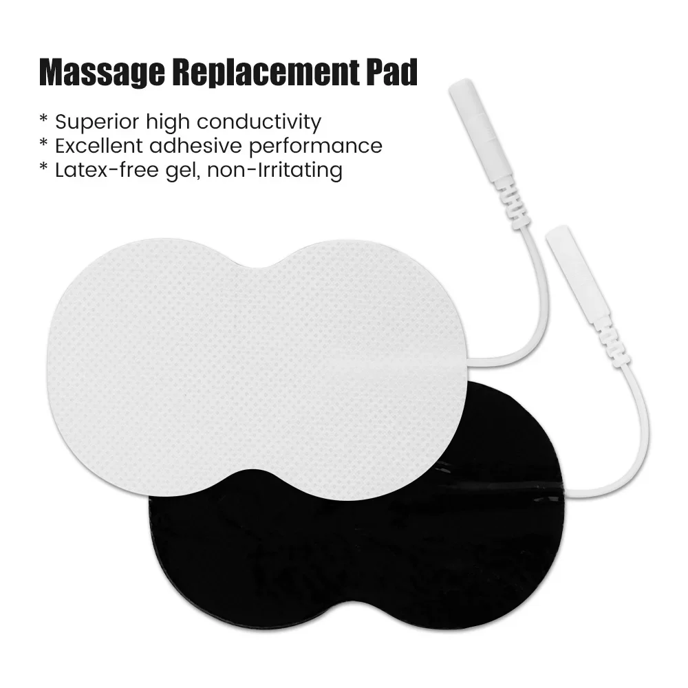 

50/10Pcs Tens Electrodes Pad EMS Muscle Stimulator Patch Reusable Replaceable Non Woven Fabric Self-adhesive Massager Stickers
