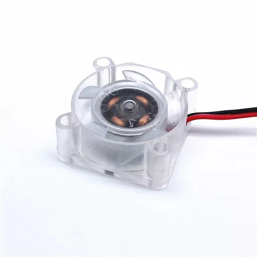 Pa 5 Buah Bantalan Hidraulik 2510 25MM 25X25X10MM Kipas Pendingin Kartu Grafis 5V 12V 24V M.2 Kipas SSD dengan LED 2PIN