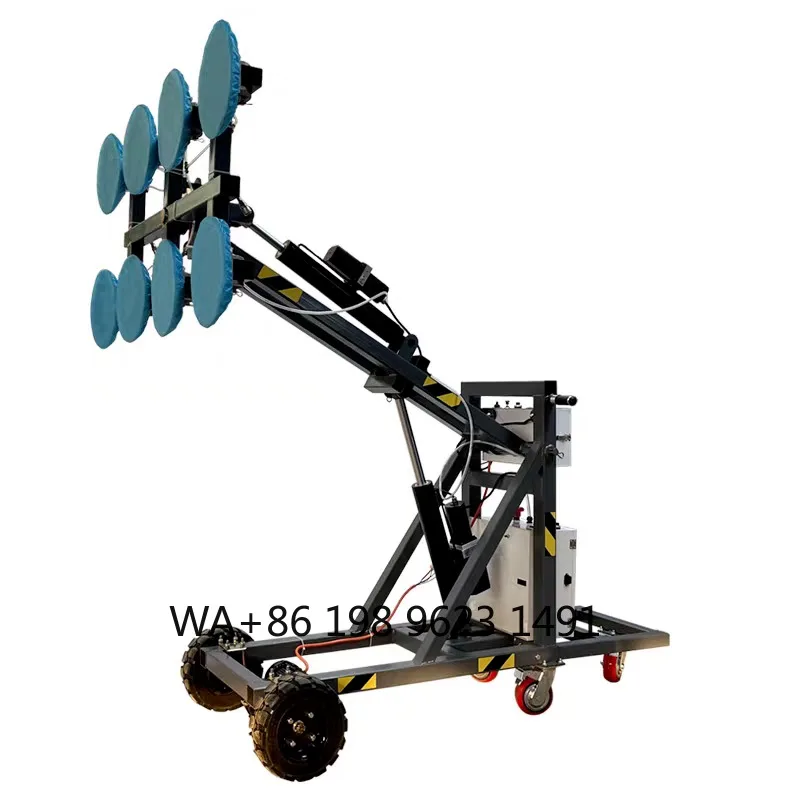 

Electric Vacuum Glass Suction Cup Vehicle for Glass Installation Transportation Construction Industrial Use