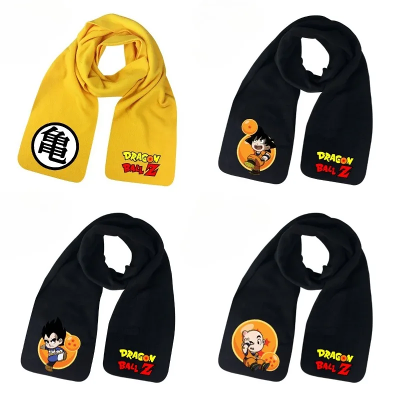 

Dragon Ball Son Goku Son Gohan Vegeta Shen Long Cute Two-dimensional Scarf Autumn and Winter Warm and Versatile Couple Scarf