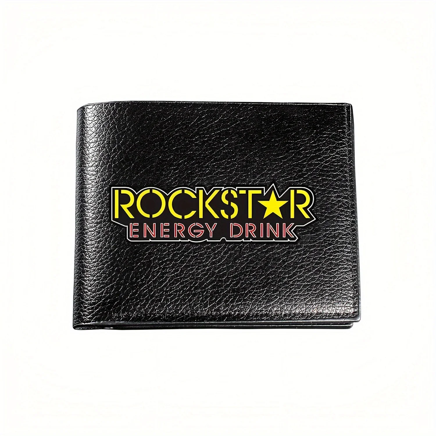 Rockstar Energy Drink Logo Diseño Negocios Hombres Casual Elegante Simple Práctico Calidad Cartera Elegante Impresión Gráfico Creativo