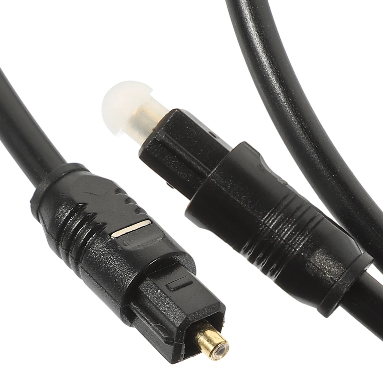 

2pcs Optical Audio Cable Fiber Cord Digital 4mm PMMC High Grade Gold Plated Connector Signal Insulation Smooth for Sound