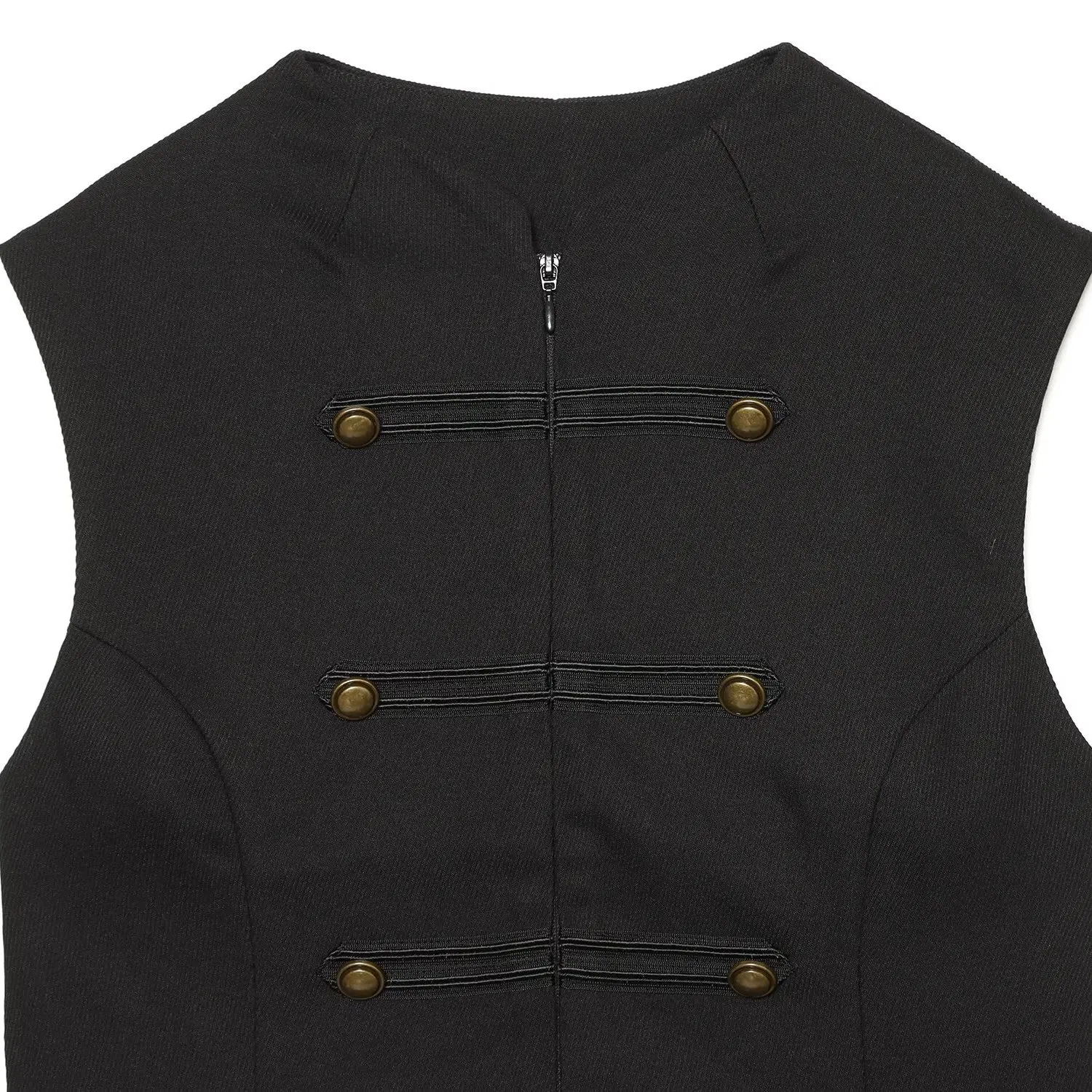 KASLEAD New Women's Fashion Versatile Design Checkered Vest 1354932 Outerwear Polyester Fiber Regular Length No Chest Pad