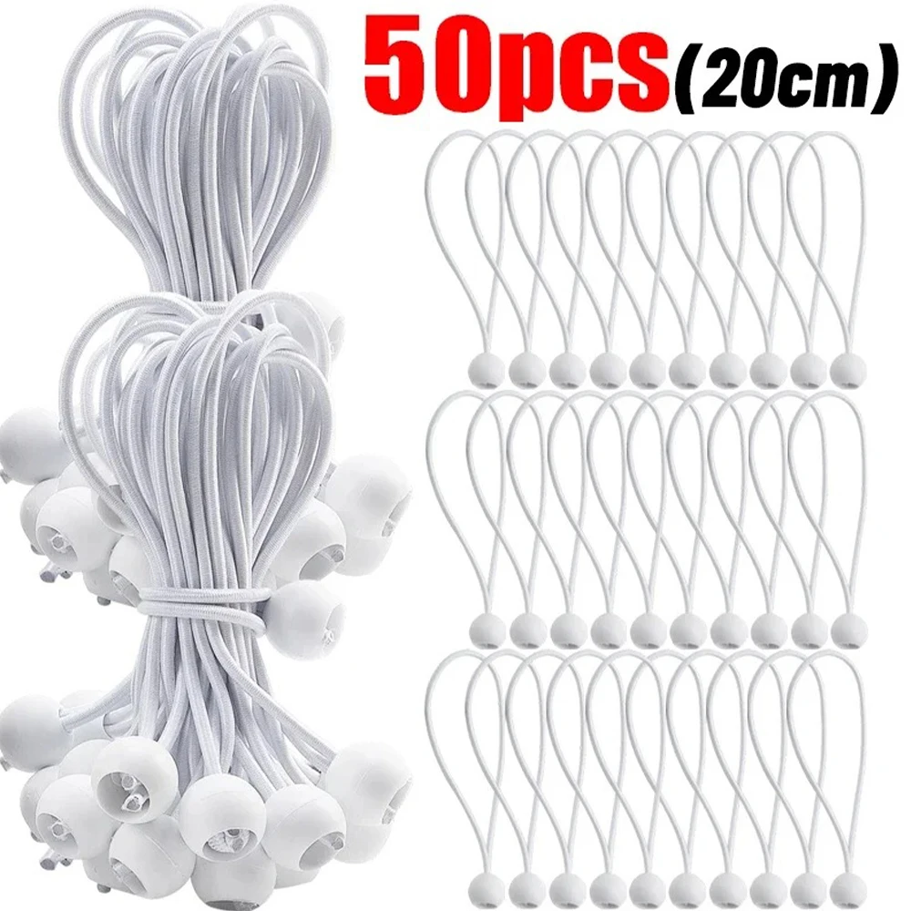 Outdoor Elastische Bal Touw Bungee Koorden Draagbare Tent Bevestiging Dekzeil Luifel Luifel Zware Tarp Vastbinden Tent Accessoires