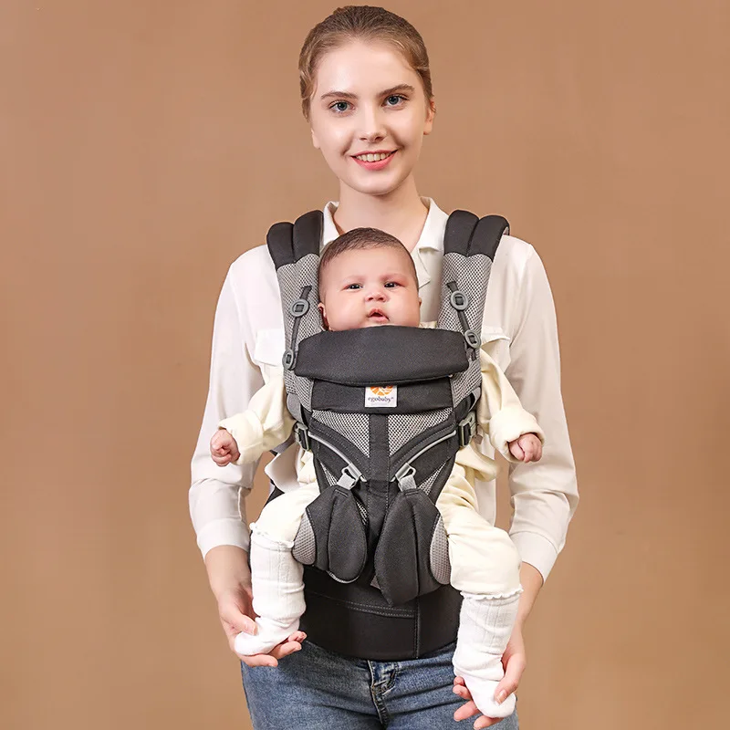 Ergobaby 360-Omni Draagzak Katoen Ademend Ergonomische Rugzakken Houder Schouder Taille Riem Sling Bretels
