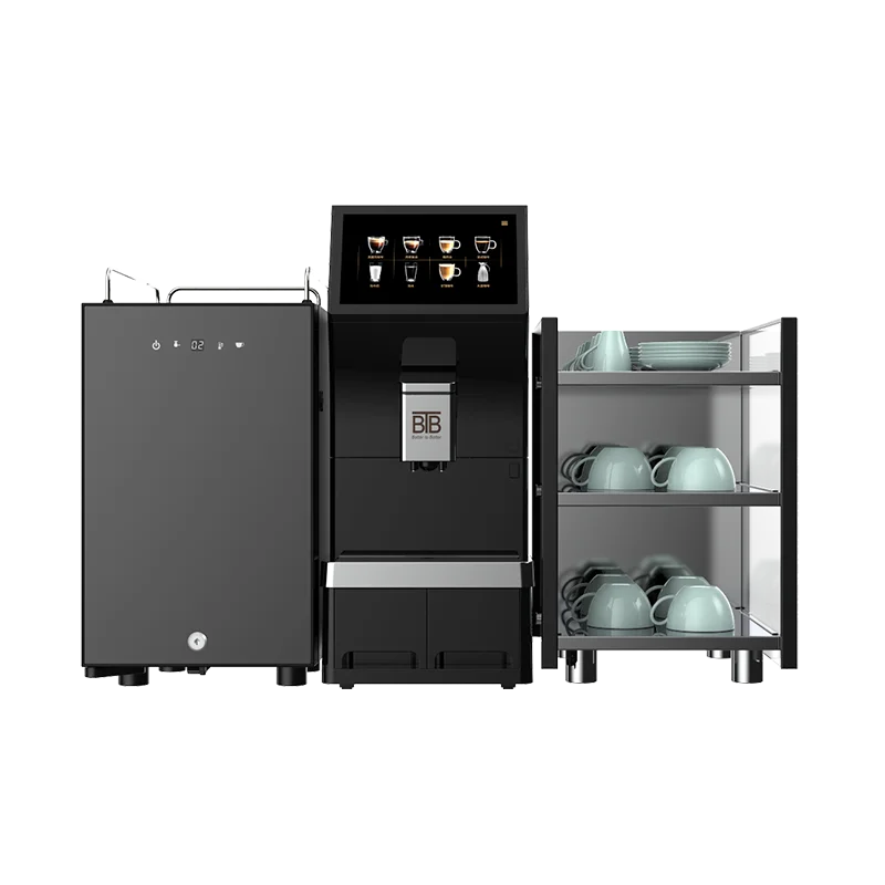 Commercial Coffee Machine Office Fully Automatic Bean To Cup Coffee Machine With Grinder