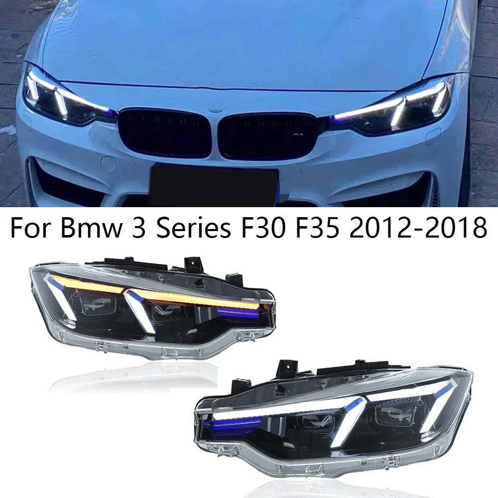 

Car Led Headlights For BMW F30 F35 2013-2018 318i 320i 325i Head Lamp Modified LED DRL Lens Automotive Accessories