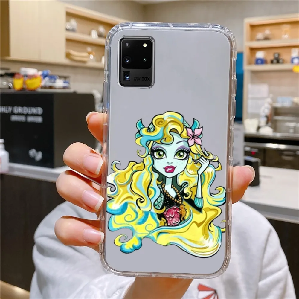 M-Monster H-High School  Phone Case For Samsung Galaxy A52 A12 A51 S21 Edge S22ULTRA S23 S20LITE Plus ultra Transparent Cover