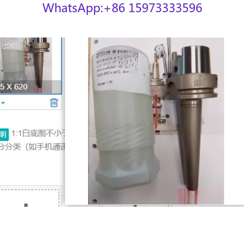 HSK-E50 D6 Heat Shrink Tool Holder 72.573.501.180, 180mm Extension Shrink Fit Chuck For High Speed CNC Milling Mold Machining