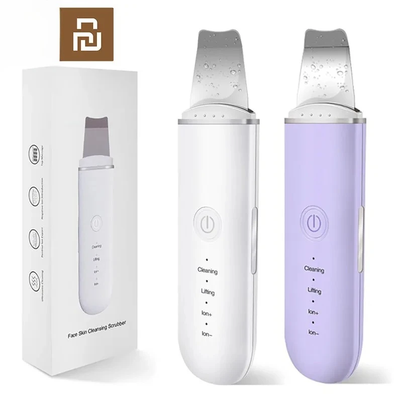 

Youpin Ultrasonic Skin Scrubber Peeling Facial Blackhead Remover Face Lifting Exfoliating Cleaner Deep Facial Massager