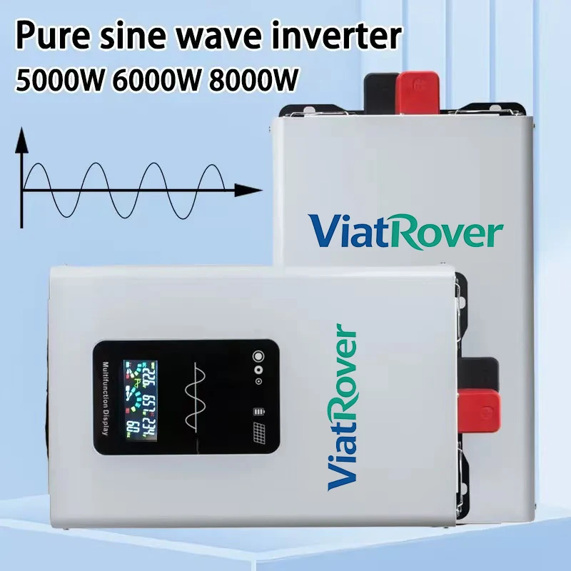 

Pure Sine Wave Inverter 800W 12V To 110V Power Converter LCD Display US Socket For Car RV Camping