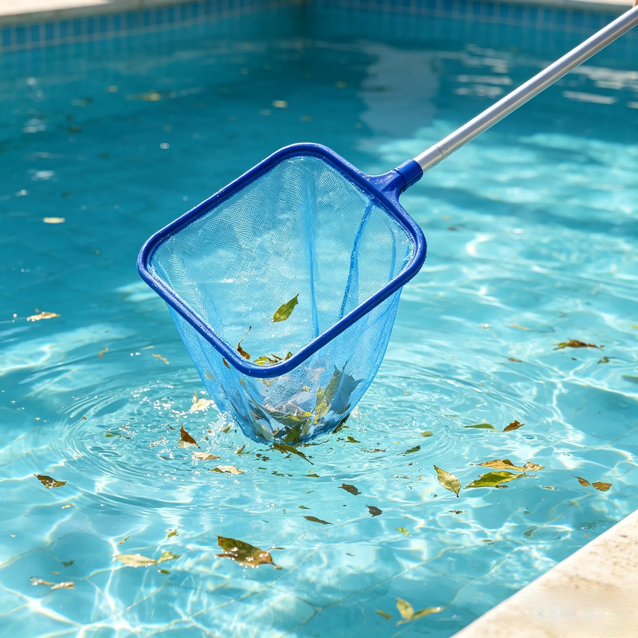 

Household Swimming Pool Cleaning Supplies, Leaf Rake Skimmer Net, Practical Tool for Pond, Spa and Outdoor Water Area H1431