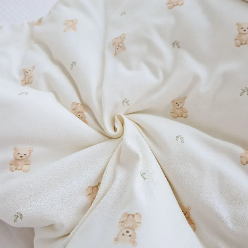 Kocyk Otulacz dla Noworodka 95*95cm Gruby Bawełniany Kreskówkowy Zimowy Otulacz dla Niemowlaka do Pokoju Porodowego na Zewnątrz Miękki Otulacz do Noszenia Prezent