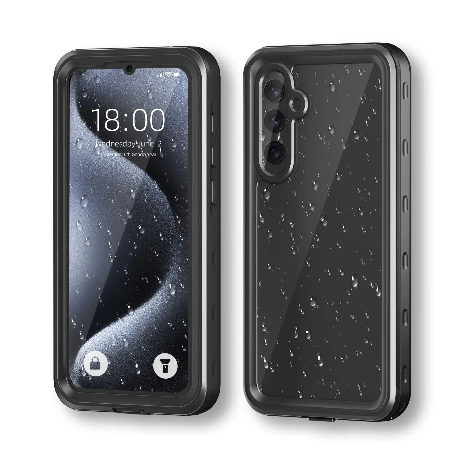 

Military Grade Protection Shellbox IP68 Waterproof Case for Galaxy A35 A55 A15 Shockproof Heavy Duty Defender Cover Diving Case