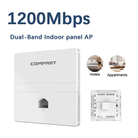 Comfast 1200Mbps Wifi 6 Access Point Gigabit In Wall Panel AP Dual Band Signal Booster 5Ghz Long Range Extender Router Reapter