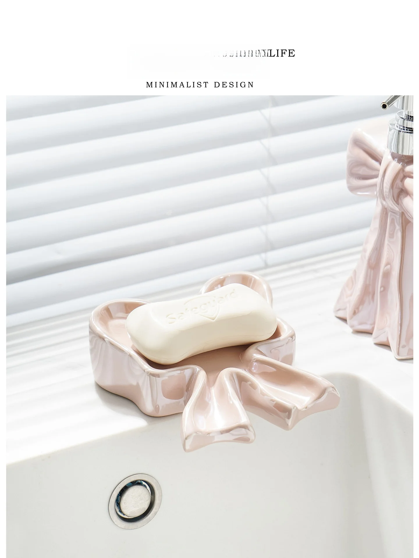 

Tlife Yunzhou Luxury Soap Dish Bathroom Organizer Knot Design Home Use Soap Box Nordic Style for Everyone