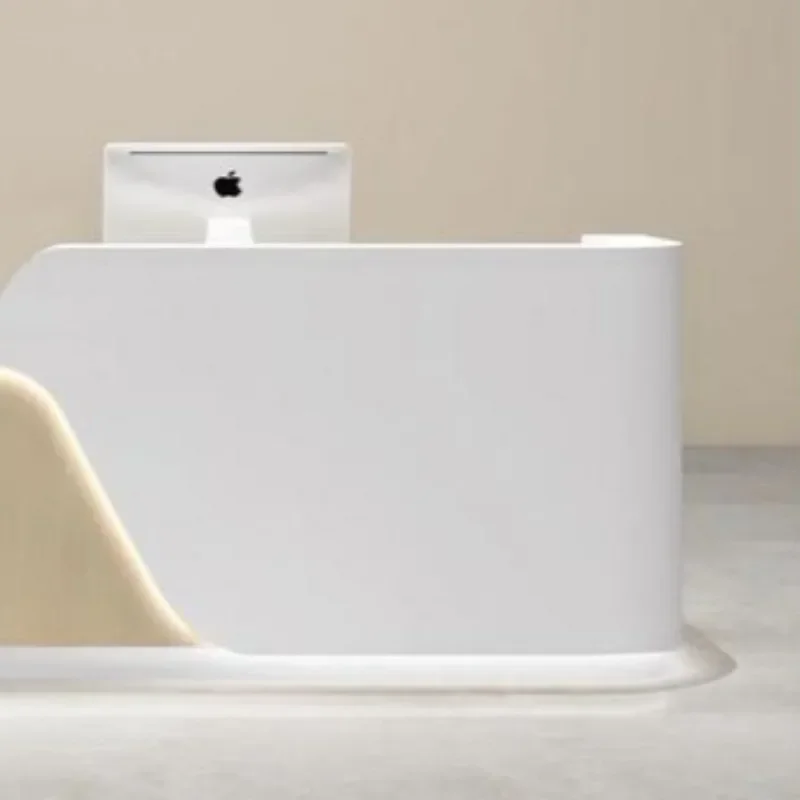 

Front Desk Reception Counters Luxury Table Professional Set Coordinate Worktable Recepcion Mostrador Office Furniture