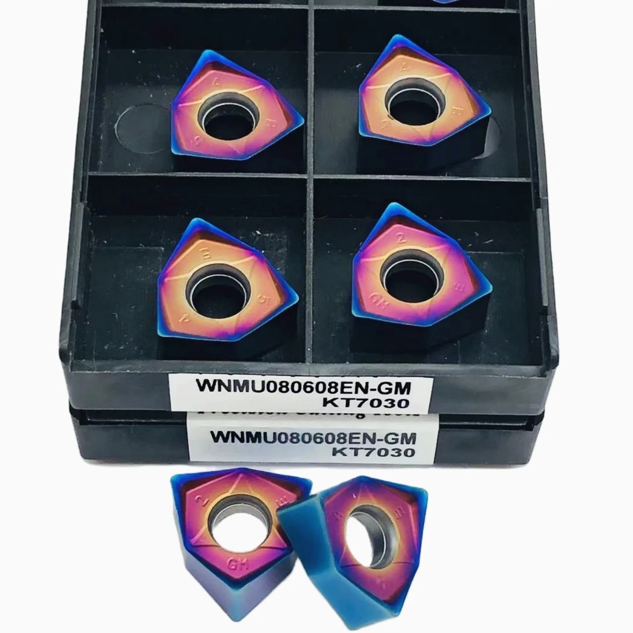 Nuovo 10 pz WNMU080608 inserti per fresatura frontale Oringinal di buona qualità mulino in carburo di tungsteno piastra di taglio tornio utensile per tornitura
