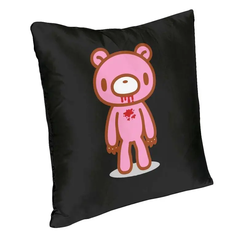 Custom Gloomy Bear Cartoon Manga Square Throw Pillow Case Decoration 3D Two Side Print Cushion Cover for Sofa