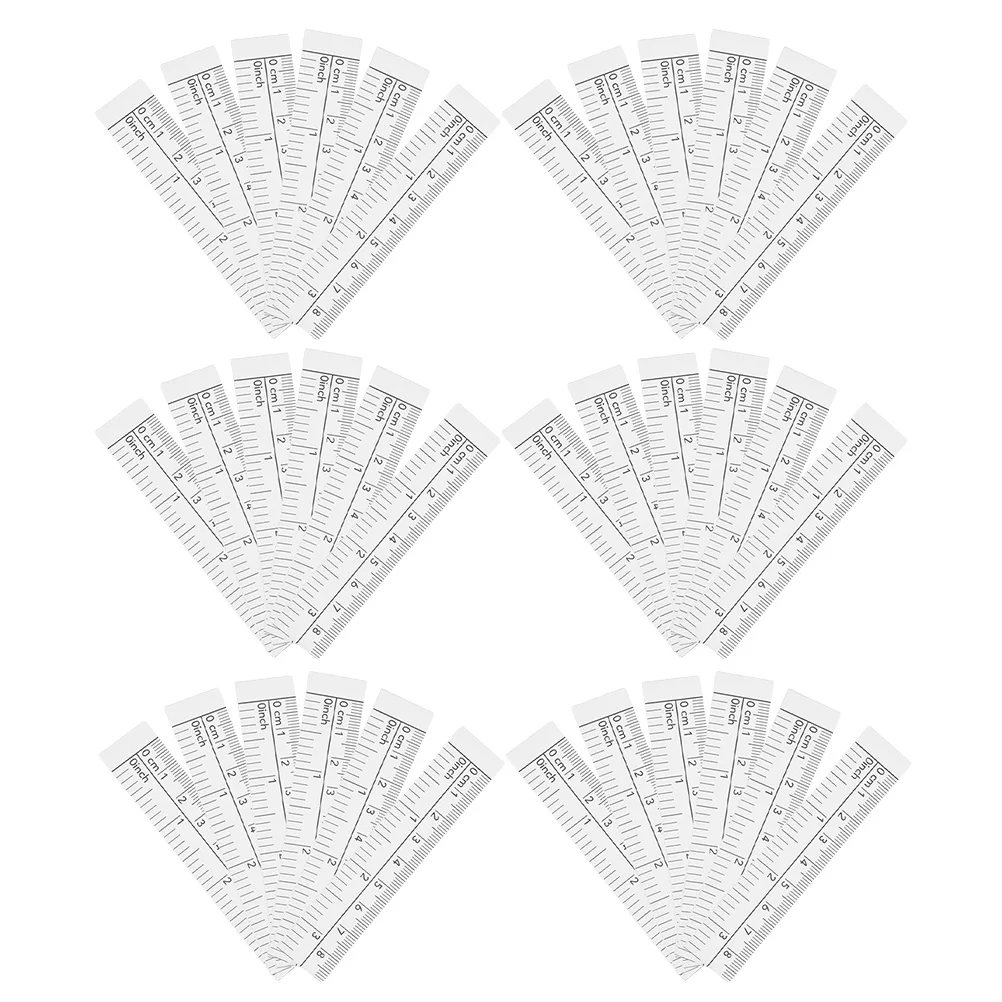 

100Pcs Dual Sided Paper Tape Measure 15M Disposable Measuring Ruler Paper Body Measurement Tool for Craft Tailor
