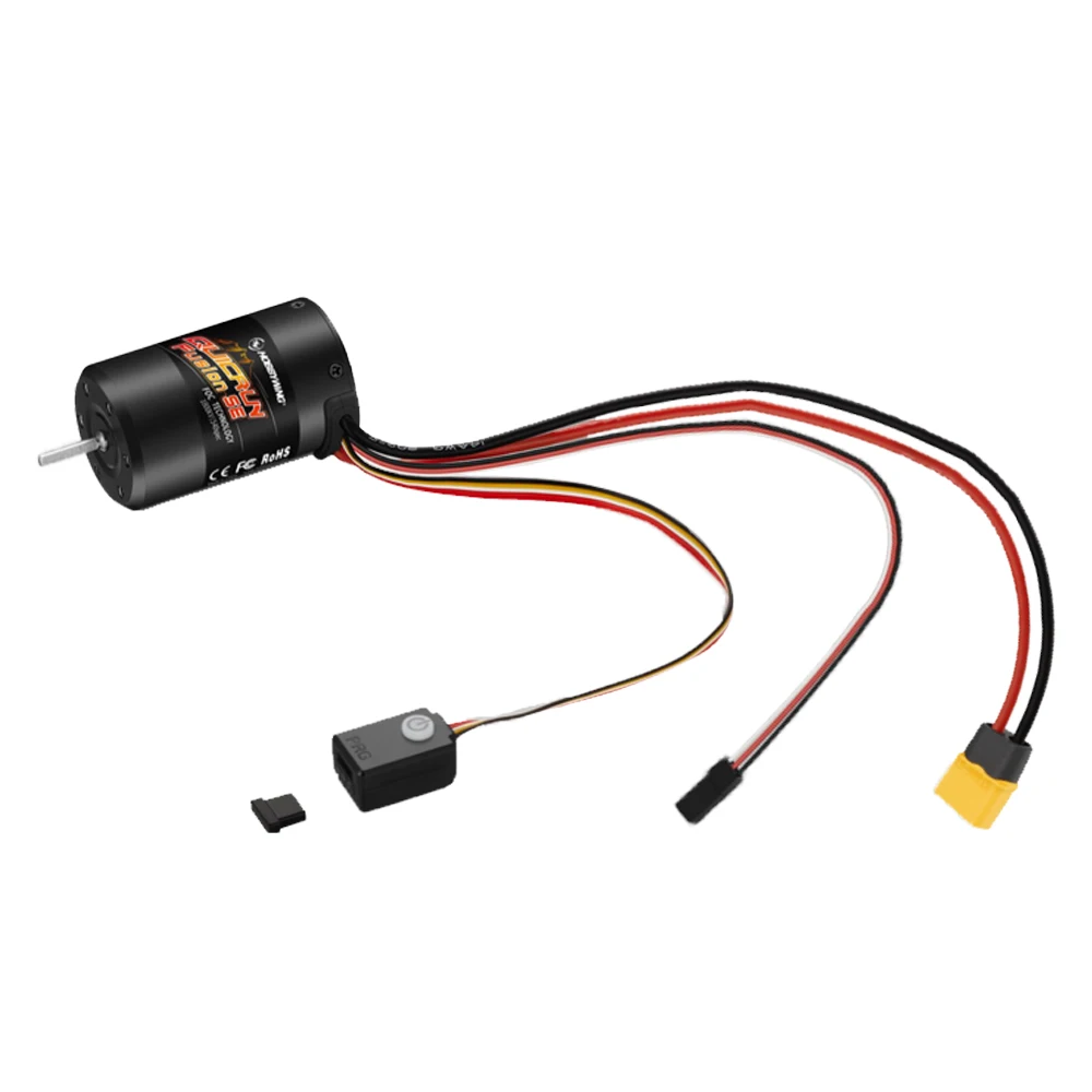 1200KV / 1800KV Sensored Brushless Motor Hobbywing QuicRun Fusion SE Built In 40A ESC  For 1/10 1/8 RC Car part