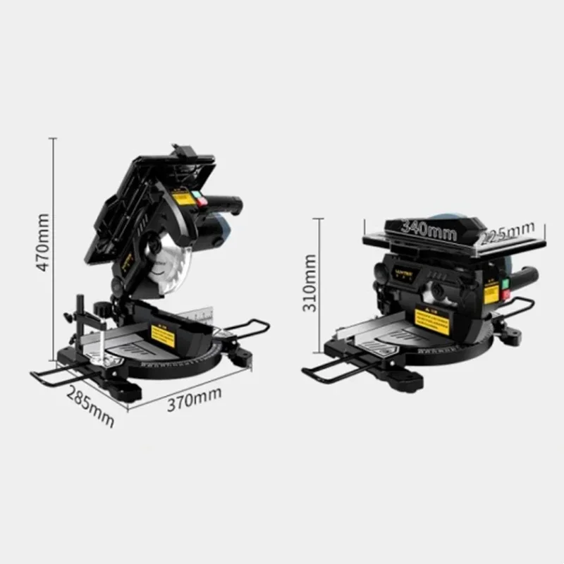 8-inch Woodworking Multifunctional Compound Saw Dual-purpose Small High-power Table Saw Miter Saw Aluminum Profile 45 Degrees