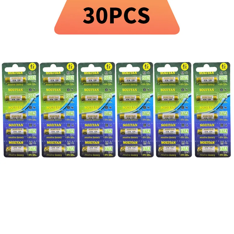 12V 27A Alkalinebatterij - Langdurig bruikbaar, voor deurbel, afstandsbediening, gamepad, speelgoed - 27AE/LR27/G27A - Lange houdbaarheid, hoge capaciteit