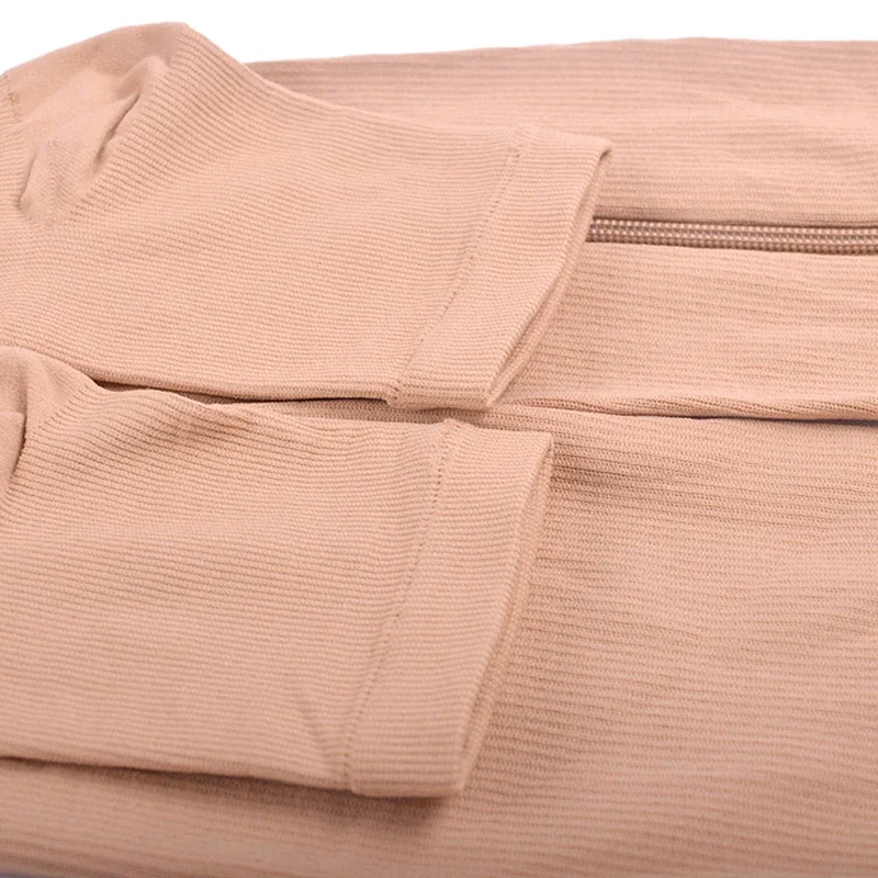 Компрессионные чулки, спортивные длинные велосипедные носки на молнии, профессиональная поддержка ног, плотные женские носки от варикозного расширения вен