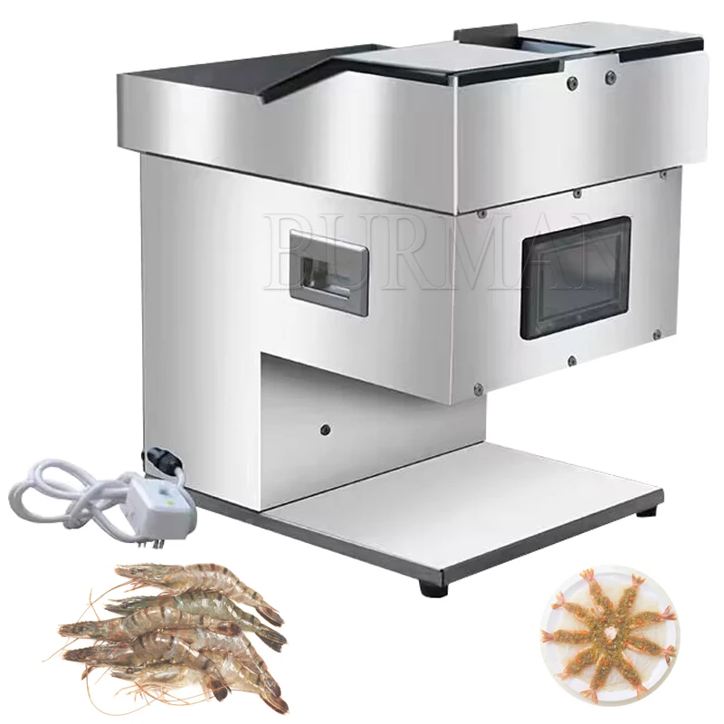 

Bench Type Small Prawn Back Opening Machine Intelligent Commercial Shrimp Iine Shrimp Cutter