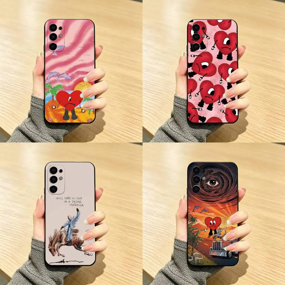 Bad B-bunny F-fondo Phone Case For Samsung S25,S24,S21,S22,S23,S30,Ultra,S20,Plus,Fe,Lite,Note,10,Black Cover
