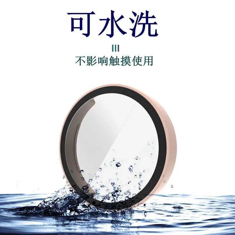 Case + Tempered Glass for Garmin Lily 2 Accessory PC Bumper Anti-scratch Protective Cover + Screen Protector for Garmin Lily2