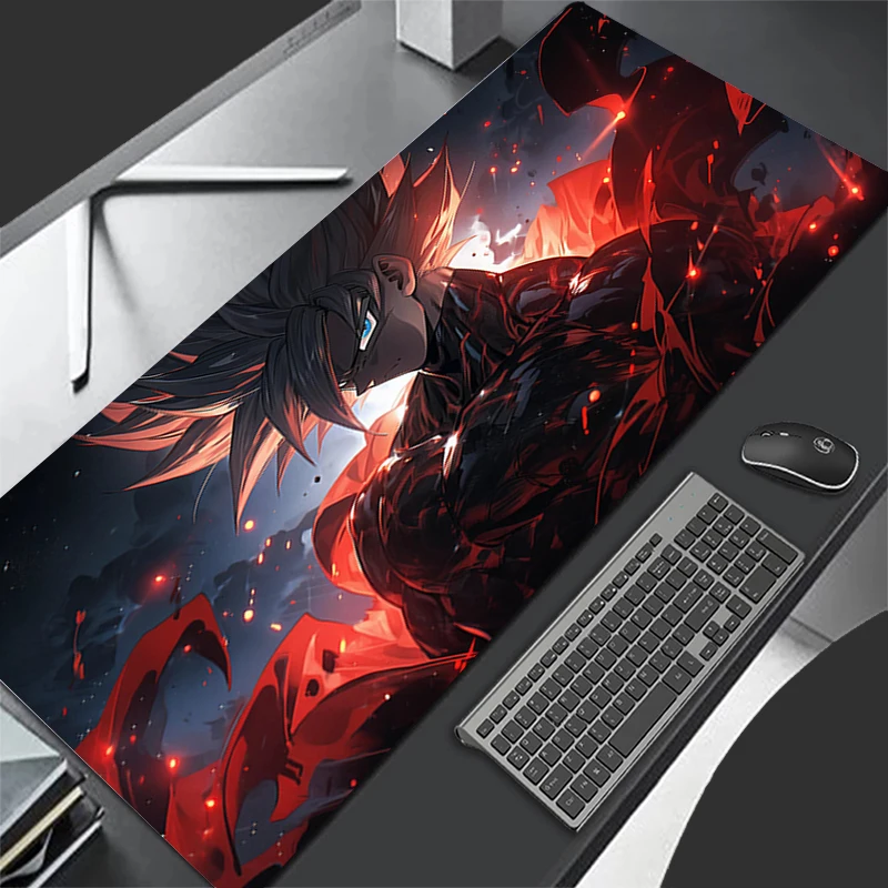 Alfombrilla de ratón de varios tamaños, alfombrilla para teclado de jugador Dragon Ball Z DBZ, alfombrillas de escritorio, alfombrilla extendida, accesorios para juegos de PC y oficina, alfombrilla para ratón