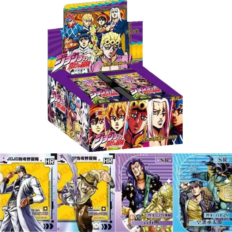 30Pcs Japanese Anime JoJo Bizarre Adventure Jojo Cards Characters Collection Cards Hobby Game Collectibles for Children Gifts