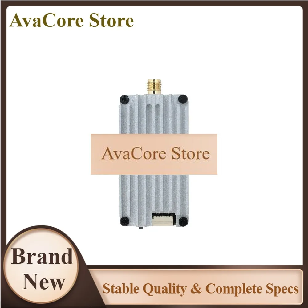AvaCoreRUSHFPV 1.2G 1.3G 4W VTX With Antenna 7-36V Input Built-in IRC-TRAMP Protocol Analog Video Transmitter For FPV Long Range