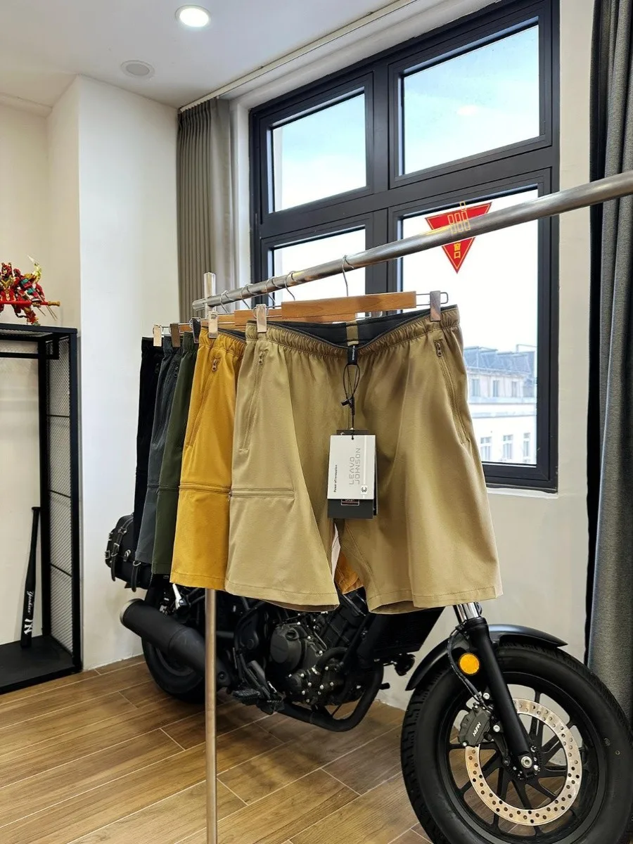 

Lightweight Breathable Water-Resistant Summer Men's Sport Casual orts Outdoor Leo Johnson Luxury Work Straight Leg Pants